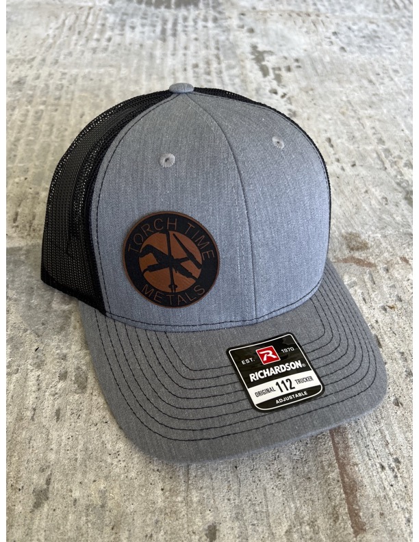 Heather Grey and Black Logo Hat – Torch Time Metals Inc.