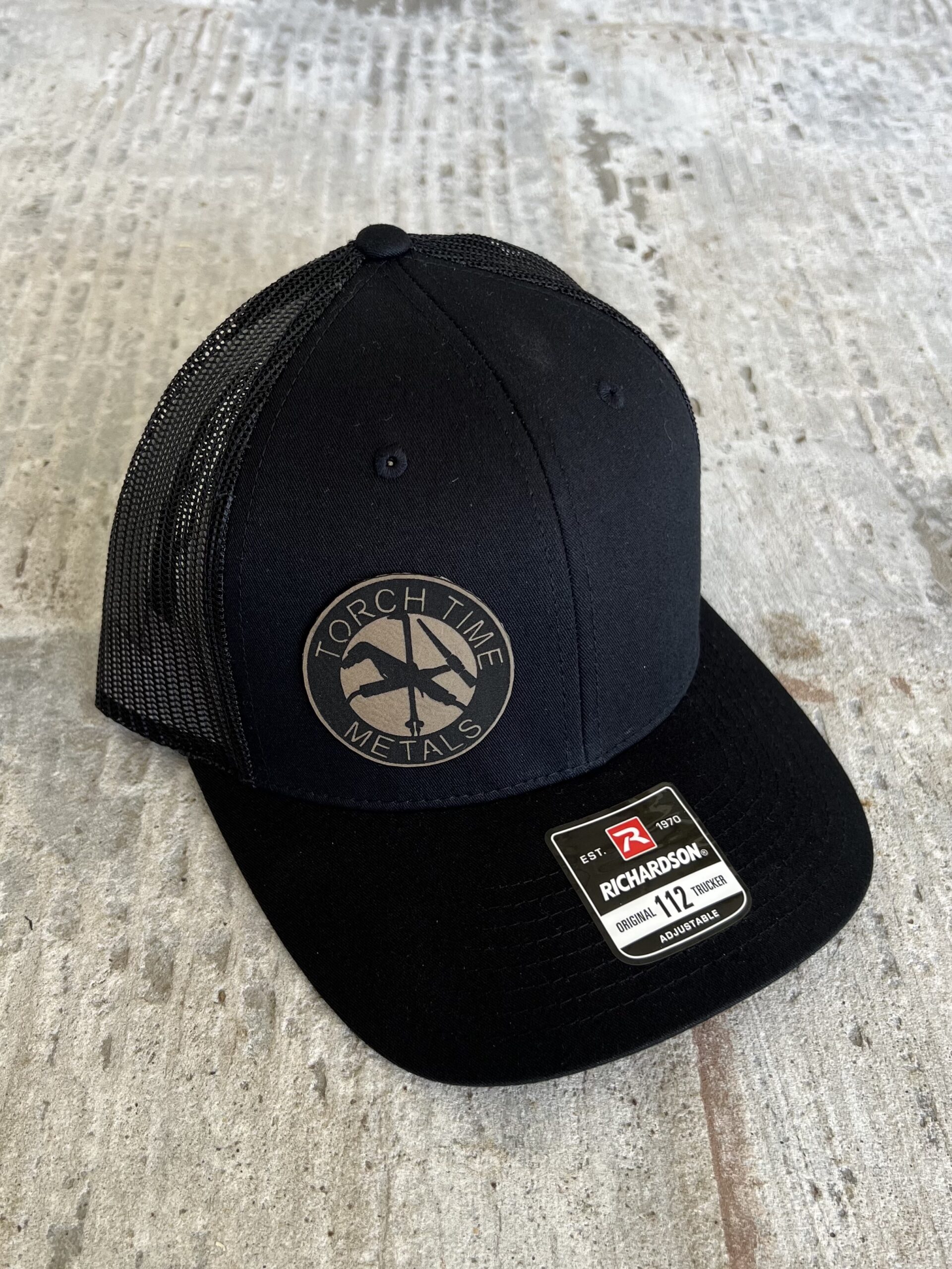 Solid Black Logo Hat – Torch Time Metals Inc.